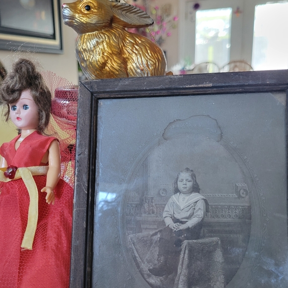 Antique Vintage Framed Child Portrait ~ Cleveland, OH ~ Gallery Wall ~ See Notes - Picture 11 of 16
